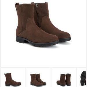 Aquatalia Men’s Locke Suede Shearling Boots